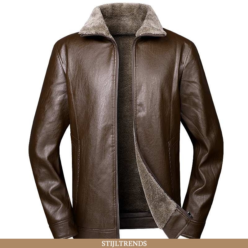 Leren Jas Heren Jack Suede Business Bruin