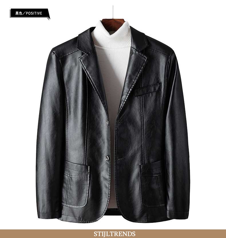 Leren Jas Heren Jack Suede Casual Nieuwe
