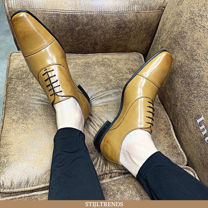 Leren Schoenen Heren Leren Trendy Bruidegom