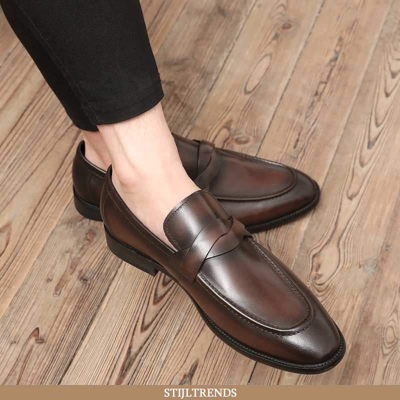 Leren Schoenen Heren Leren Trendy Mannen