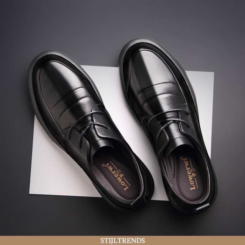 Leren Schoenen Heren Loopschoenen Leren Business Ademende