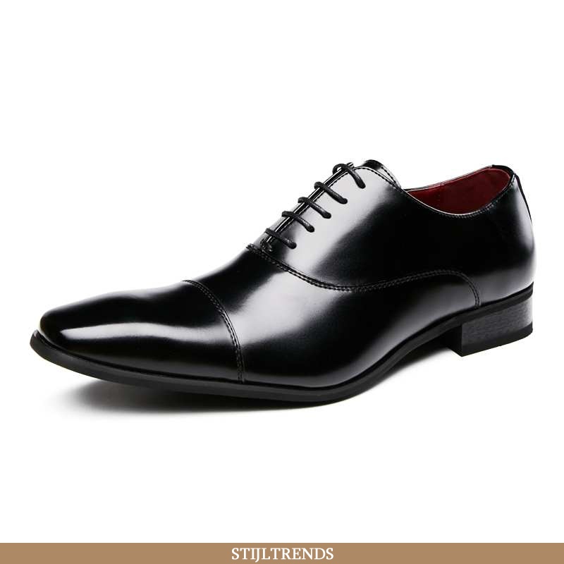 Leren Schoenen Heren Schoenen Leren Casual Zwart