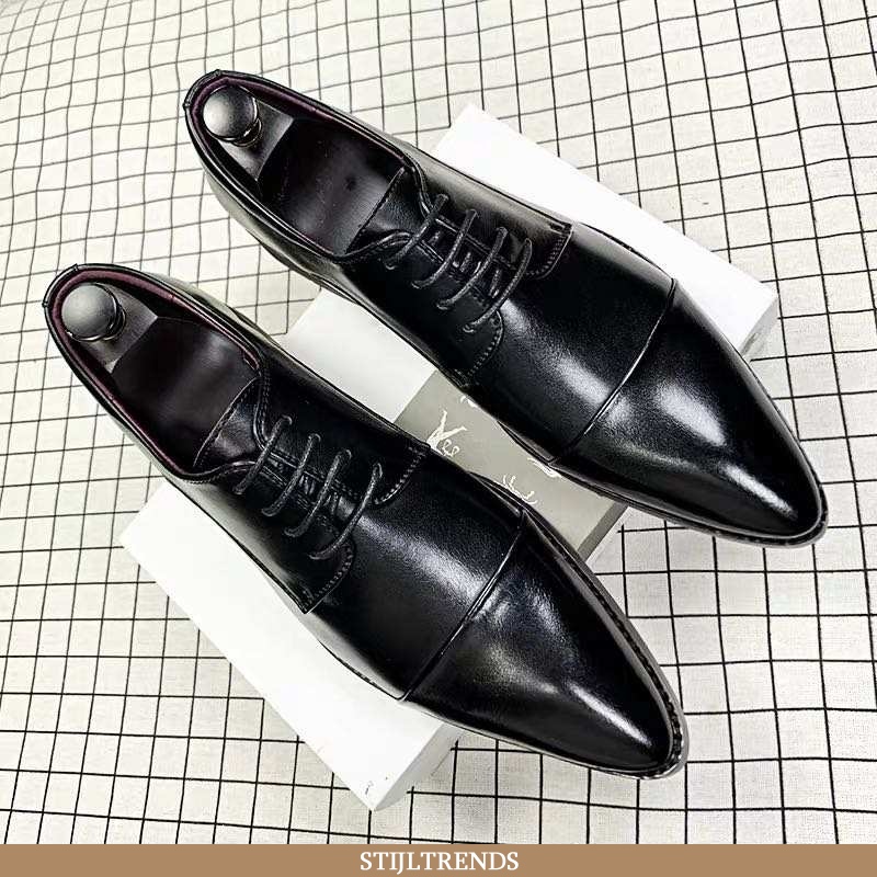Leren Schoenen Heren Schoenen Trendy Rood