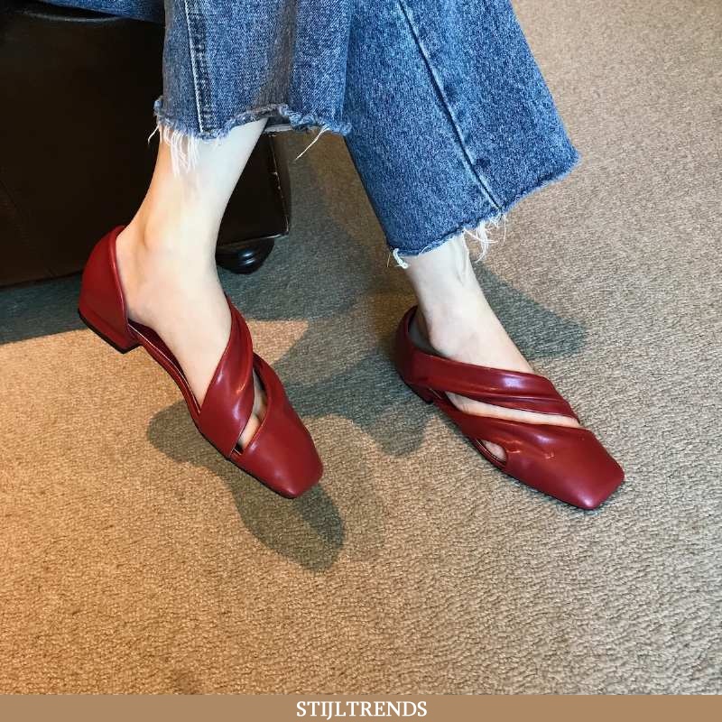 Mocassins Dames Bootschoenen Casual Plooien