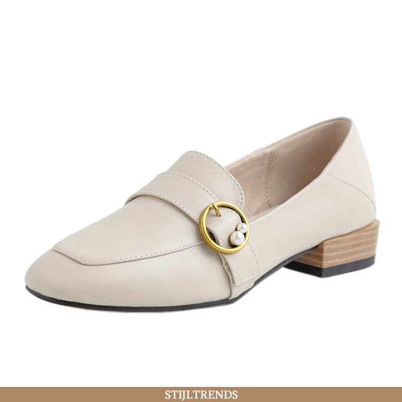 Mocassins Dames Leren Schoenen Leren Lente Mini