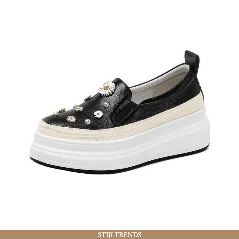 Mocassins Dames Mocassin Leren Herfst Lounger