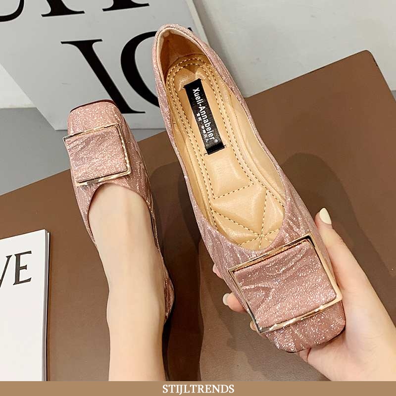 Mocassins Dames Pumps Leren Zomer Ondiep Mond