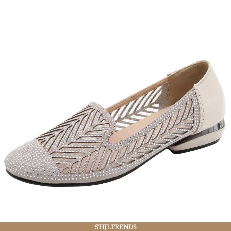 Mocassins Dames Pumps Tule Zomer Platte Zool
