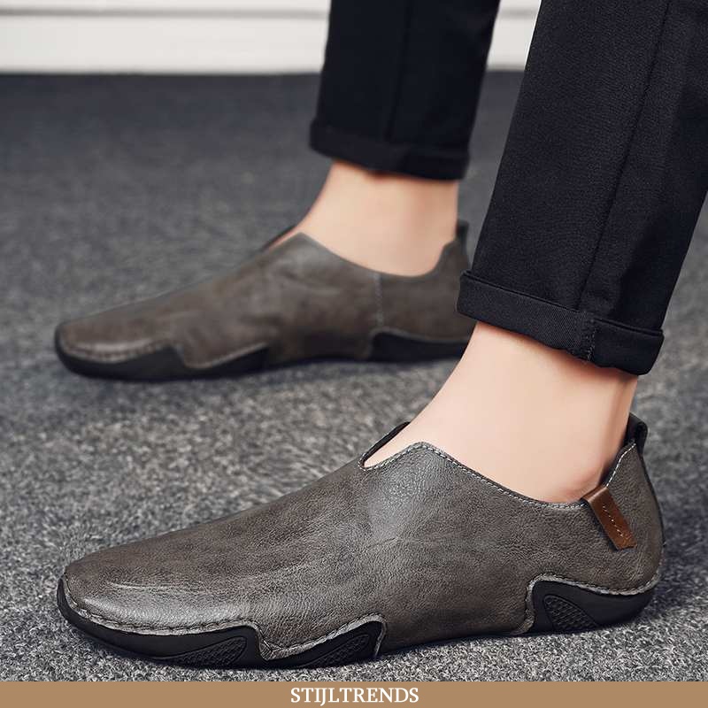 Mocassins Heren Leren Schoenen Casual Ademende