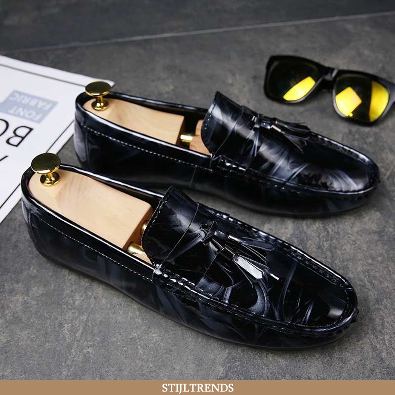 Mocassins Heren Leren Schoenen Leren Casual Lounger