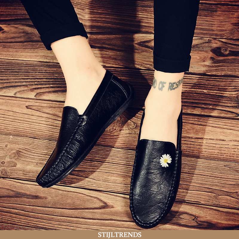 Mocassins Heren Leren Schoenen Trendy Nieuw