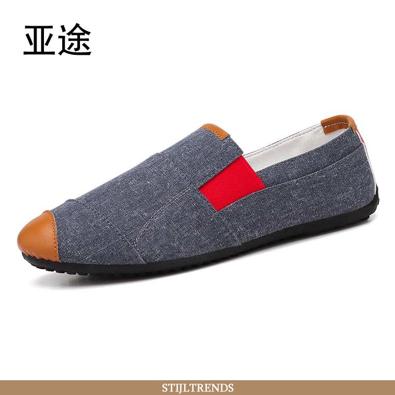 Mocassins Heren Schoenen Canvas Trendy Lounger