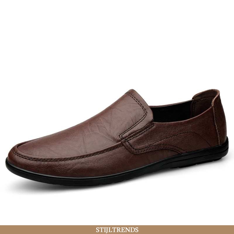 Mocassins Heren Schoenen Leren Casual Ouderen
