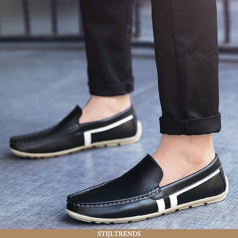 Mocassins Heren Schoenen Leren Casual Slip On