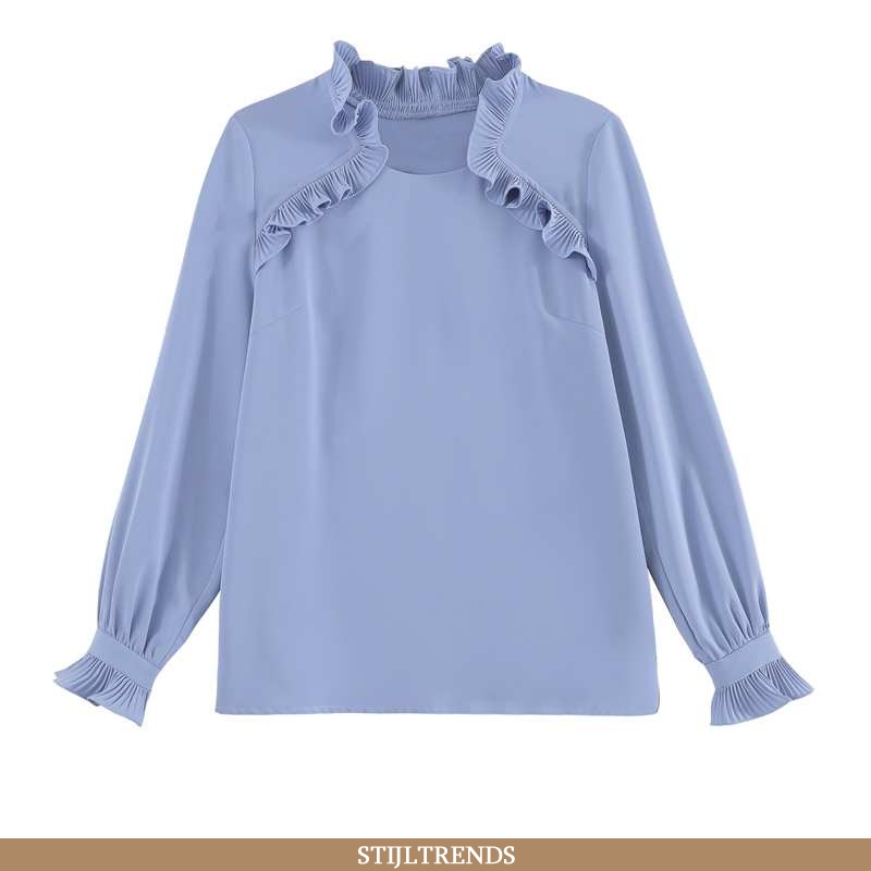 Overhemden Dames Blouse Overhemd Baggy Effen Kleur