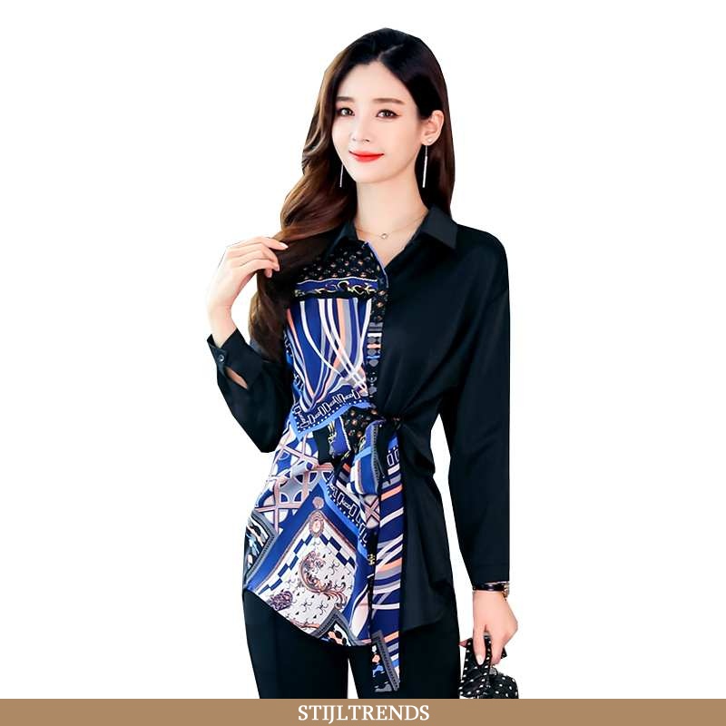 Overhemden Dames Blouse Overhemd Baggy Jasje