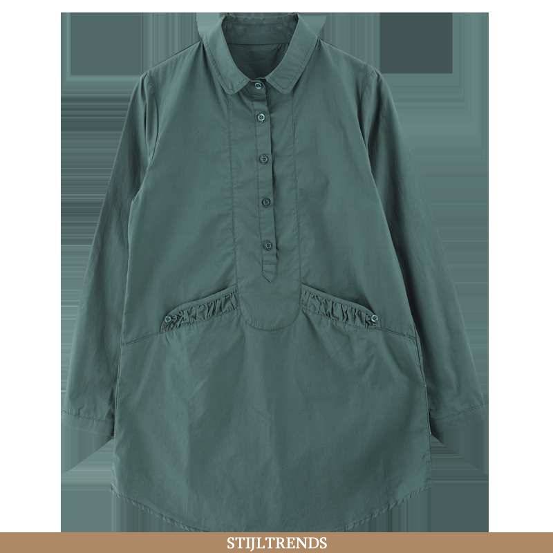 Overhemden Dames Blouse Overhemd Elegante Zak