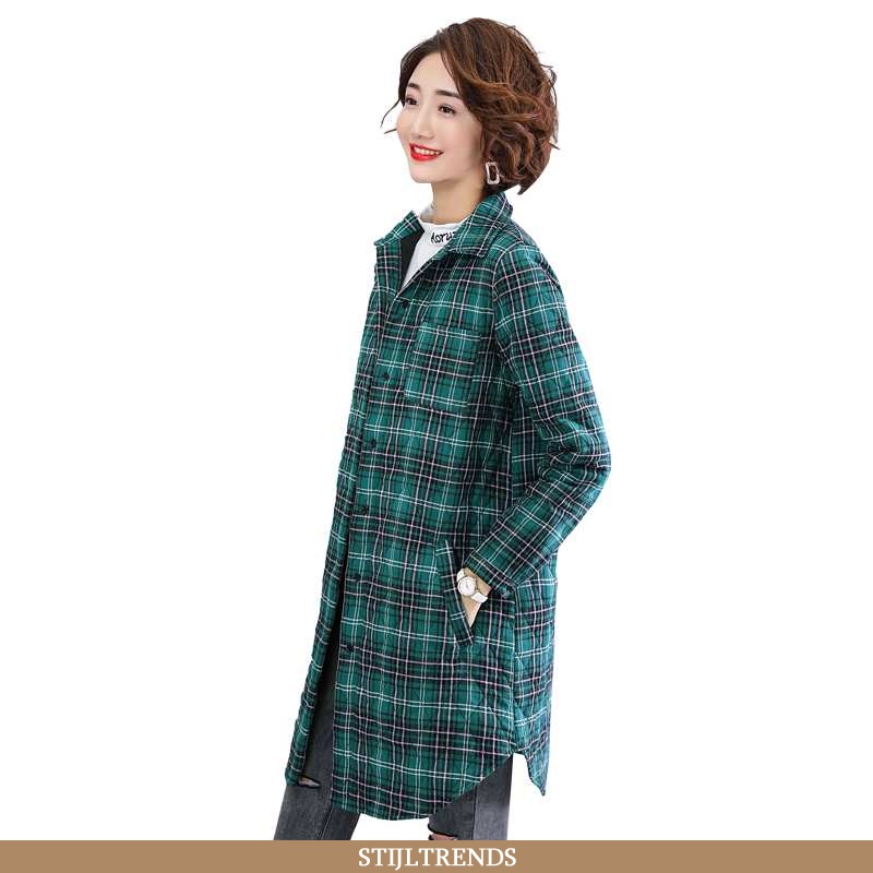Overhemden Dames Blouse Overhemd Hippe Groen