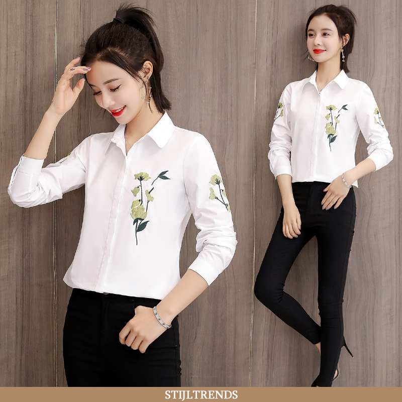 Overhemden Dames Casual Nieuw Zuiver Wit