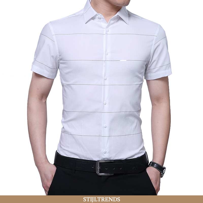 Overhemden Heren Blouse Overhemd Katoenen Zomer Mannen