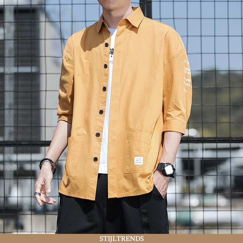 Overhemden Heren Blouse Overhemd Zomer Nieuw