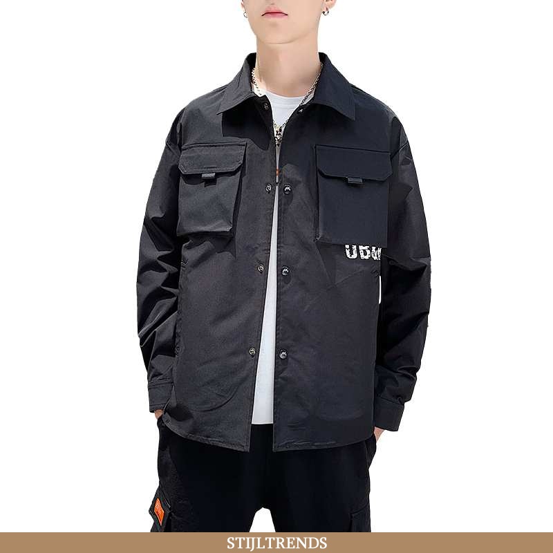 Overhemden Heren Overhemd Baggy Student