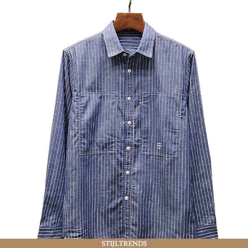 Overhemden Heren Overhemd Casual Nieuw