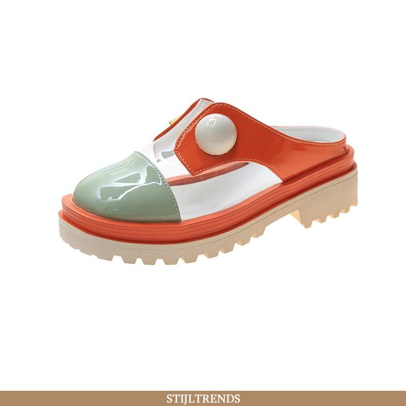 Pantoffels Dames Tas Hippe Verhogende