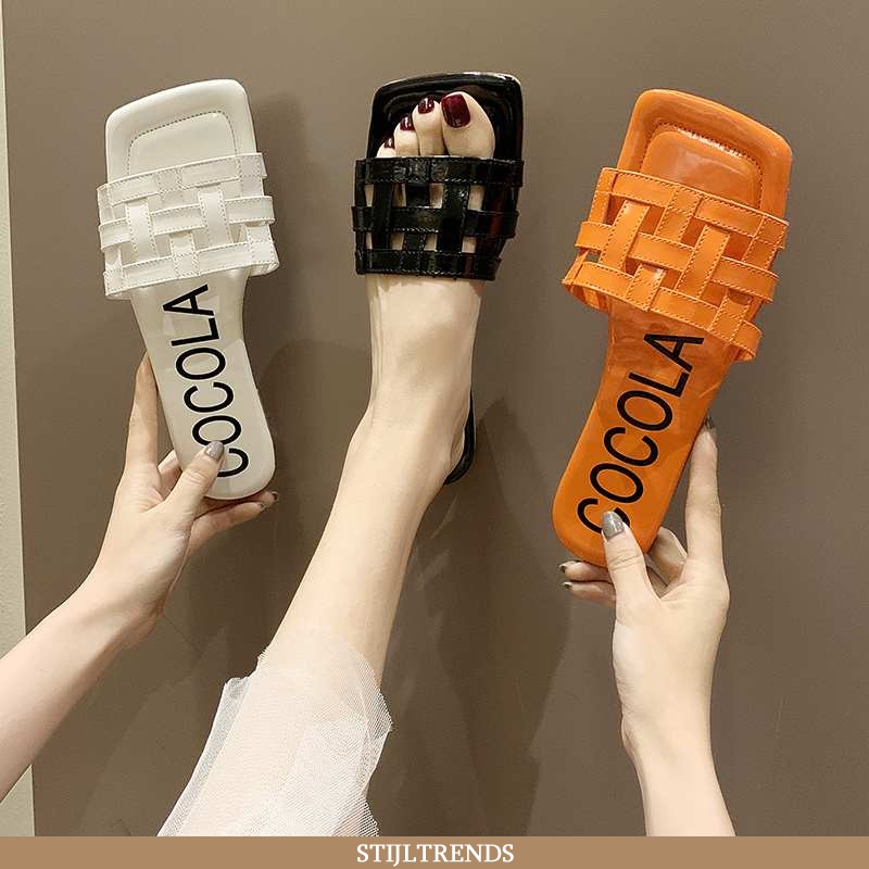 Pantoffels Dames Zomer Europa Oranje