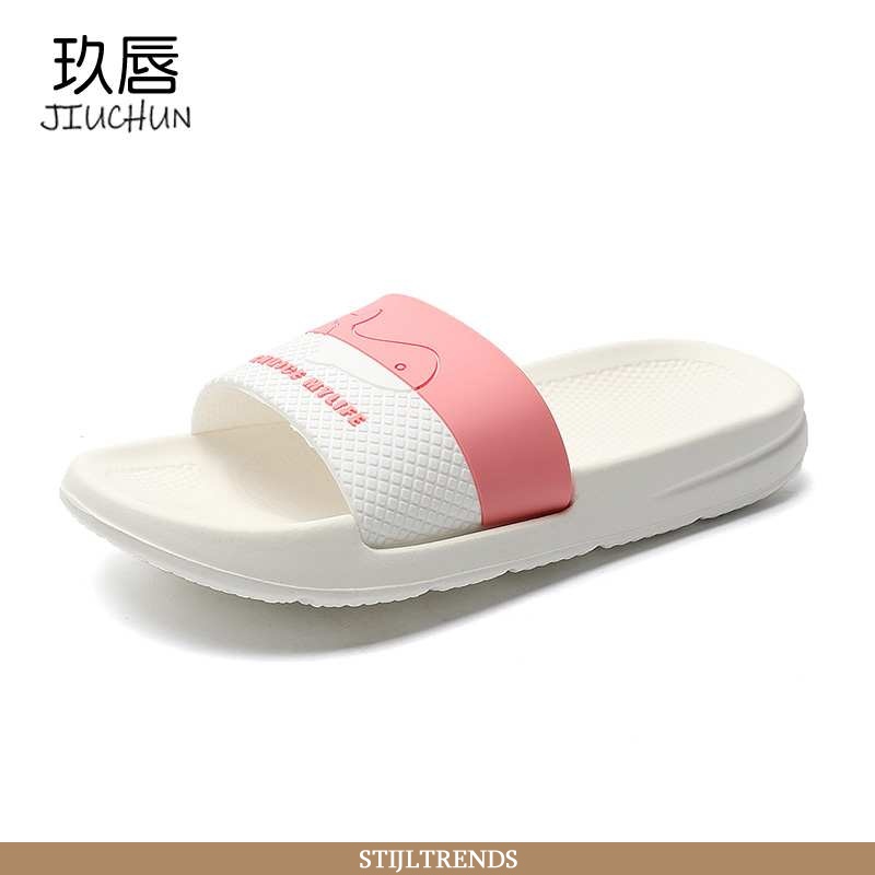 Pantoffels Dames Zomer Zachte Zolen Roze