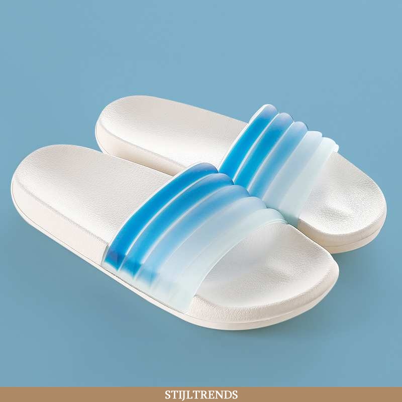 Pantoffels Heren Hippe Mesh Blauwe