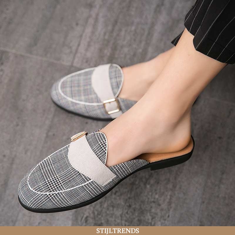 Pantoffels Heren Leren Schoenen Zomer Lounger