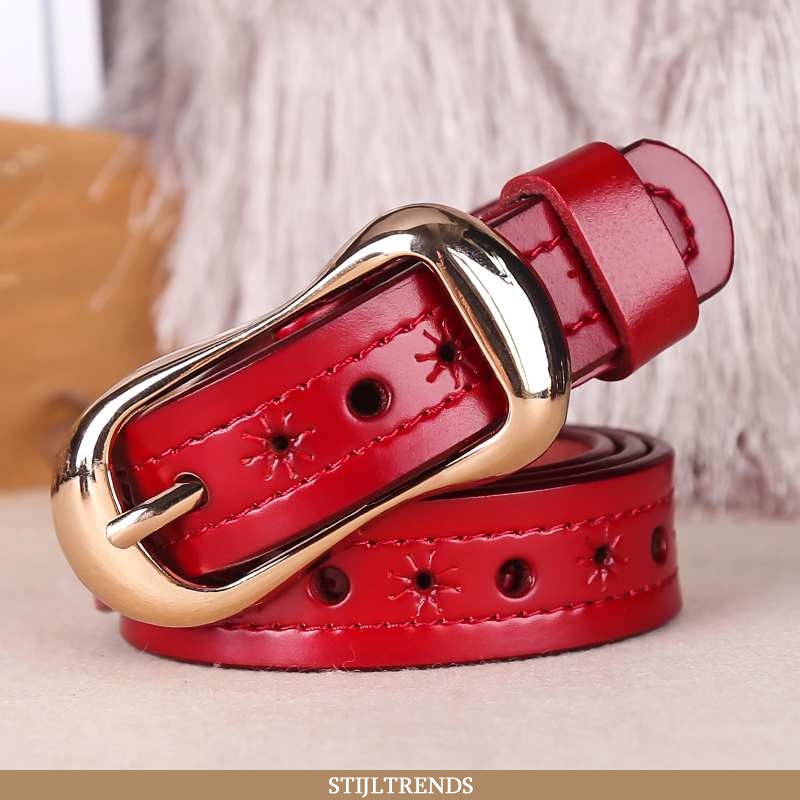 Riem Dames Spijkerbroek Jeans Leren Hippe Nieuw