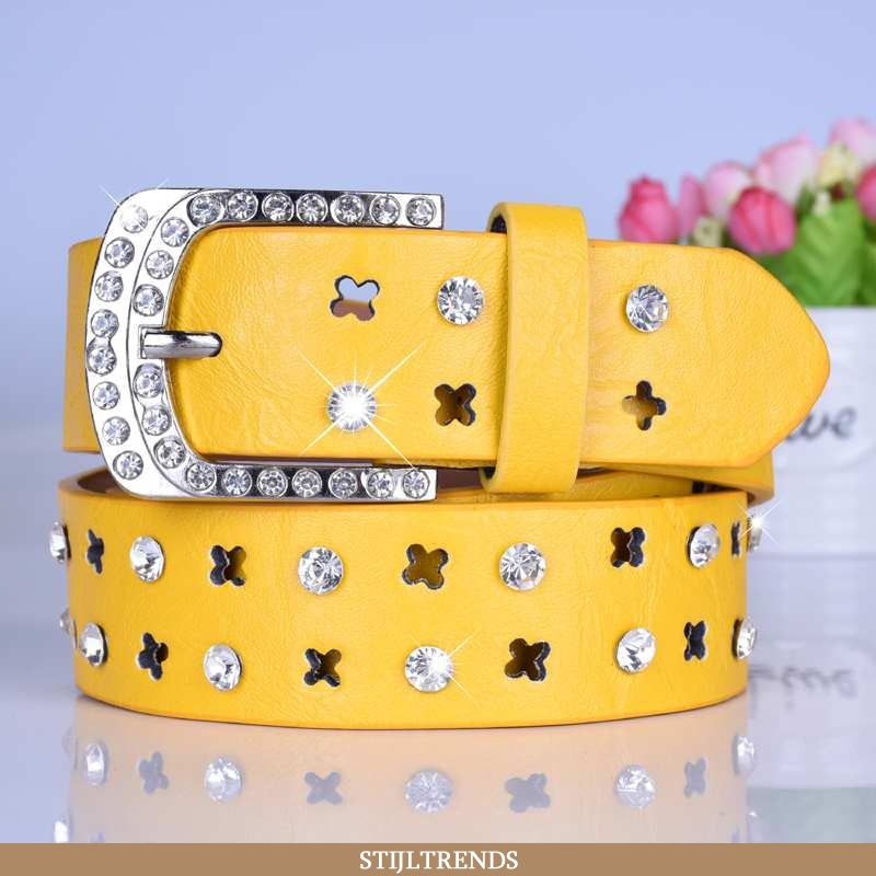 Riem Dames Spijkerbroek Jeans Leren Hippe Vrouw