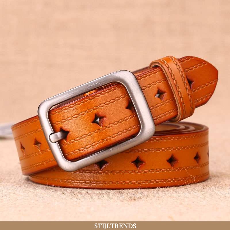 Riem Dames Spijkerbroek Jeans Leren Hippe Vrouw