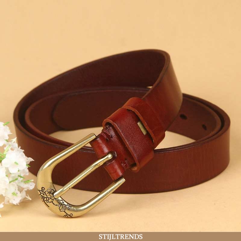 Riem Dames Spijkerbroek Jeans Leren Hippe Vrouw