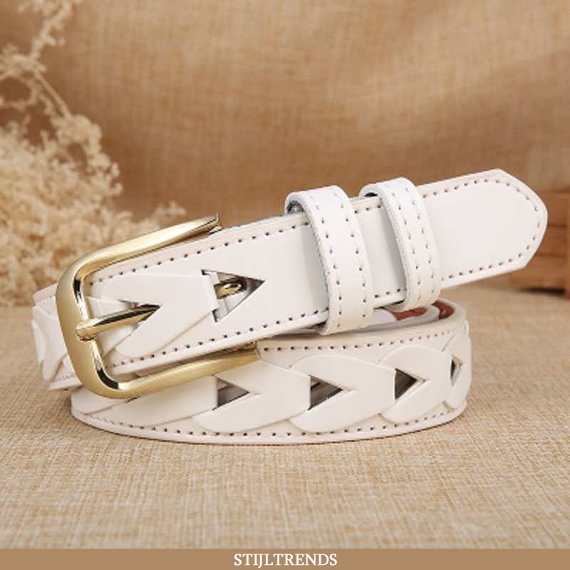 Riem Dames Spijkerbroek Jeans Leren Trendy Alle Wedstrijden