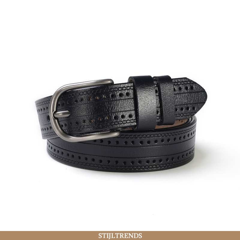 Riem Dames Spijkerbroek Jeans Leren Trendy Vrouw