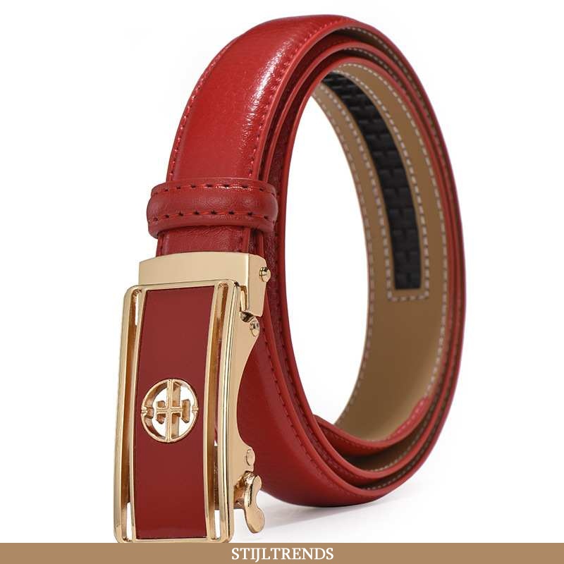 Riem Dames Spijkerbroek Jeans Leren Wit