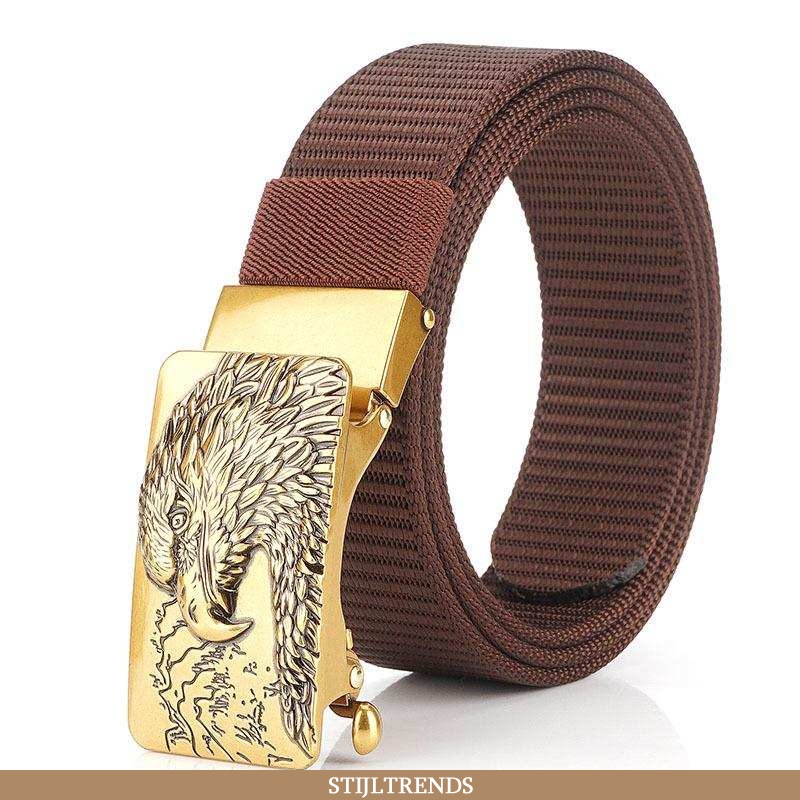 Riem Heren Cargo Broek Leren Lichte Student