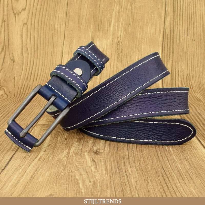 Riem Heren Leren Trendy Alle Wedstrijden