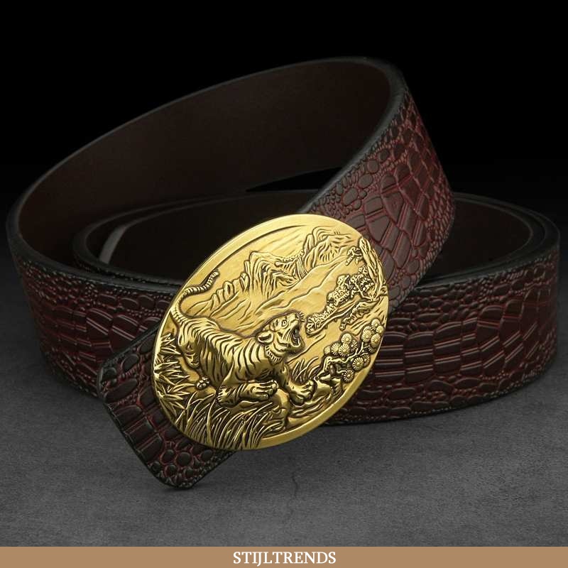 Riem Heren Leren Vintage Koe