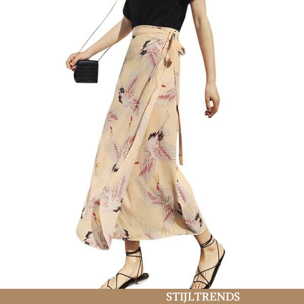 Rok Dames Chiffon Skinny Nieuw