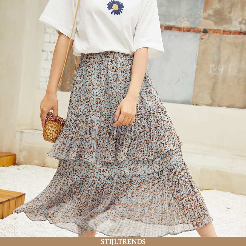 Rok Dames Chiffon Zomer Nieuw