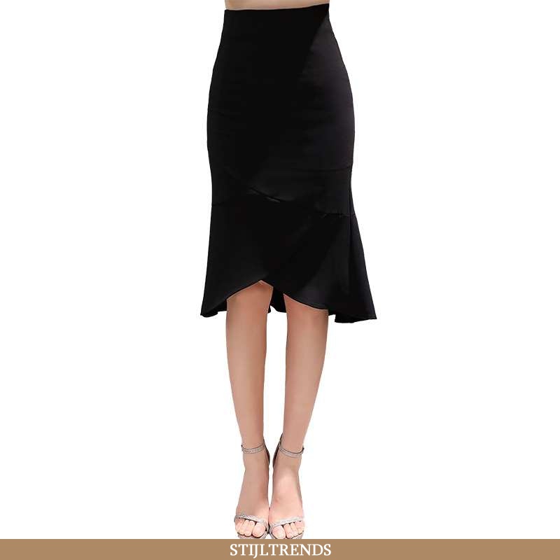 Rok Dames Elegante Zwart Zwarte