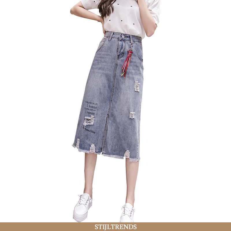 Rok Dames Katoenen Lange High End