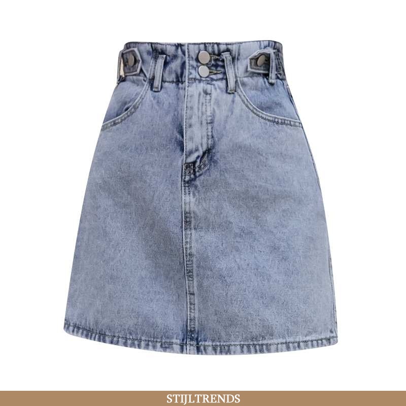 Rok Dames Korte Rokjes Denim Hoge Taille Nieuw