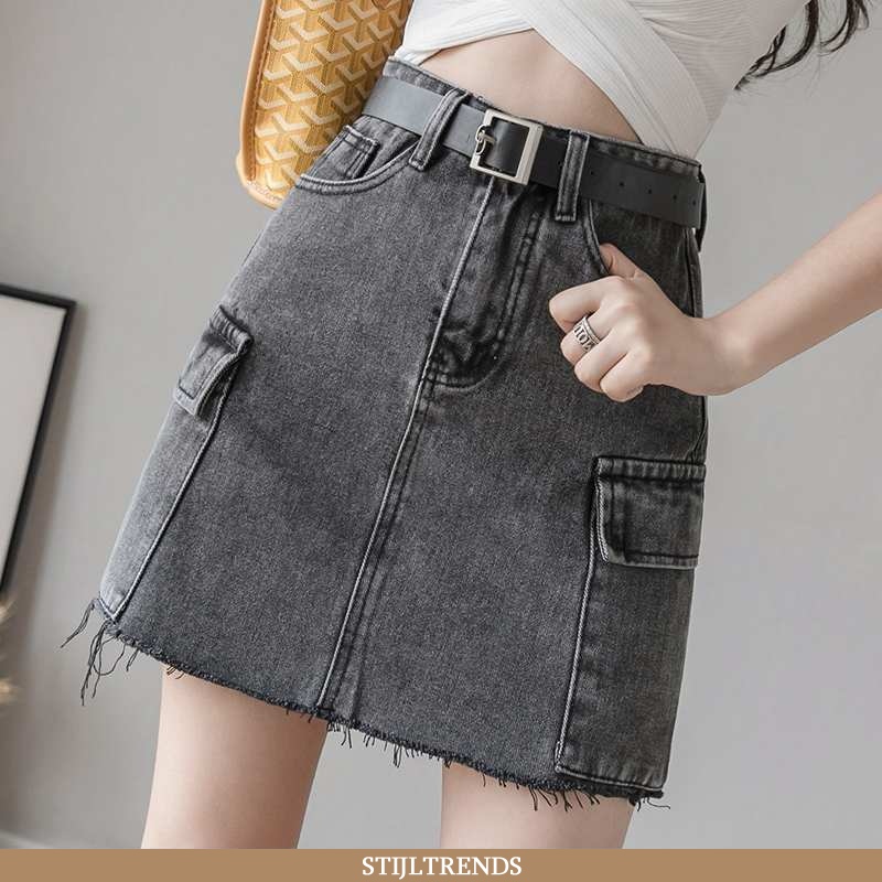 Rok Dames Korte Rokjes Denim Lente Onregelmatig
