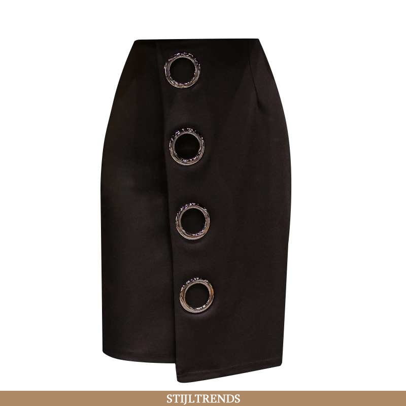 Rok Dames Slim Fit Grote Witte