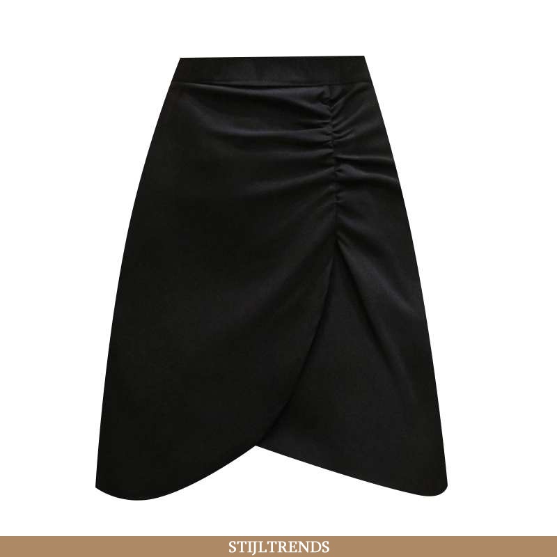 Rok Dames Tas Hoge Taille Effen Kleur